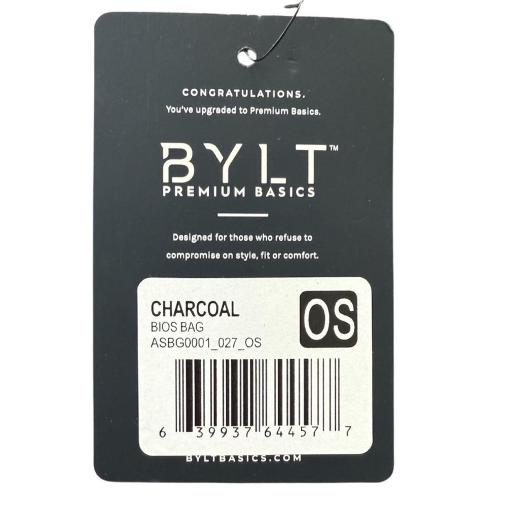 NWT BYLT Premium Basics BIOS Bag Charcoal - Picture 2 of 5